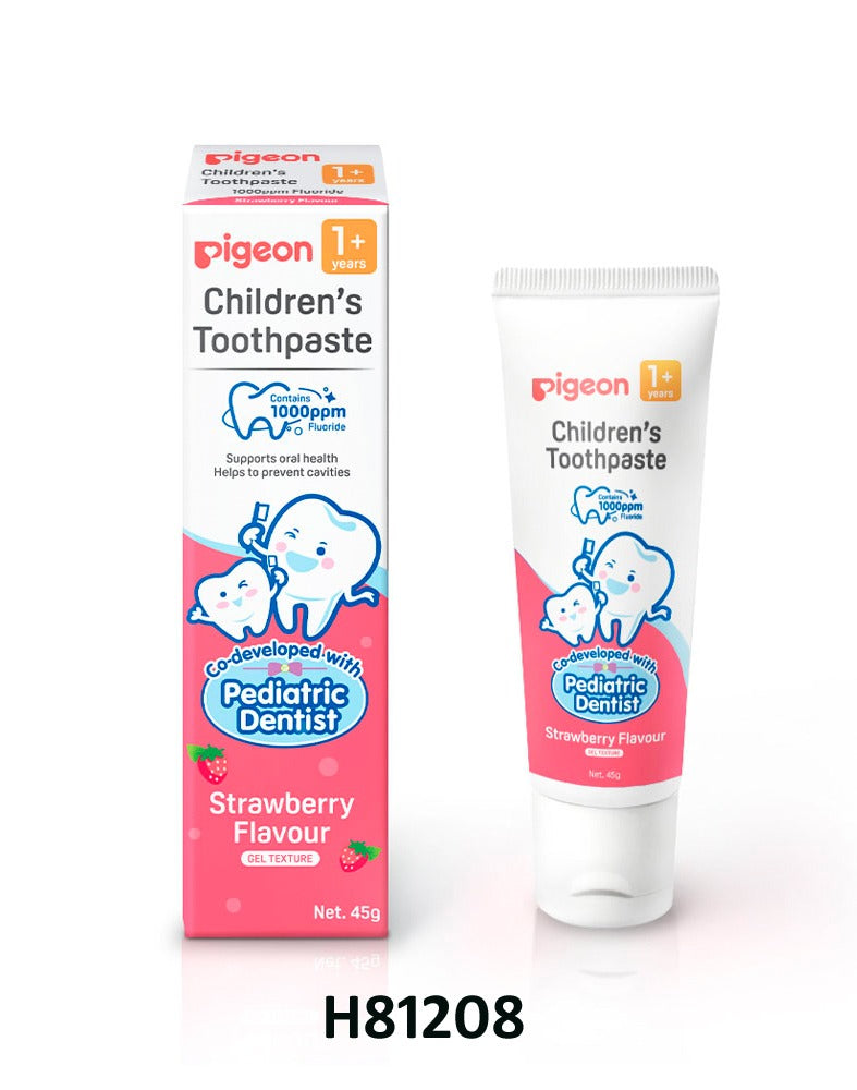 Children'S Toothpaste Strawberry 1+ 45Gm - H81208