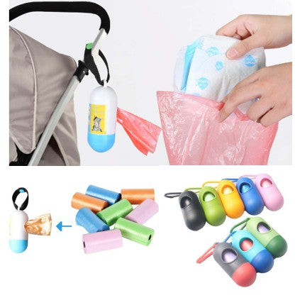 Portable Diaper Shopper Dispenser with 3 Refills