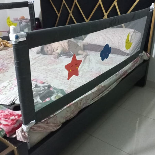 Baby Bed Fence Safety Gate Adjustable Security Children Guardrail 1.8 Meter (6 Feet) Length